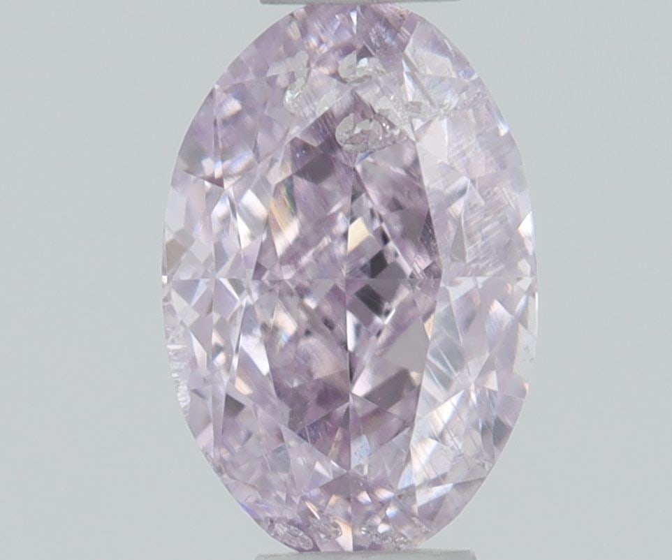 Loose Diamond - OVAL 0.3ct Fancy Pinkish Purple I2: Loose Diamond - OVAL 0.3ct Fancy Pinkish Purple I2 Source: Natural Shape: OVAL Carats: 0.3 Color: Fancy Pinkish Purple Certification: GIA Video: