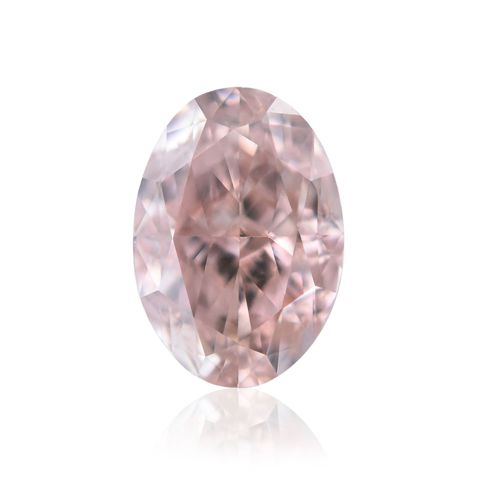 Loose Diamond - OVAL 0.45ct Fancy Orangey Pink VS1: Loose Diamond - OVAL 0.45ct Fancy Orangey Pink VS1 Source: Natural Shape: OVAL Carats: 0.45 Color: Fancy Orangey Pink Certification: GIA Video:
