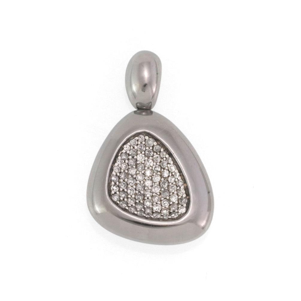Roberto Coin Capri Plus 1.00ct Diamond Pendant in Sterling Silver: Roberto Coin Capri Plus 1.00ct Diamond Pendant in Sterling Silver Discover the elegance of this authentic Roberto Coin pendant from the Capri Plus collection. Crafted from high-quality sterling silver