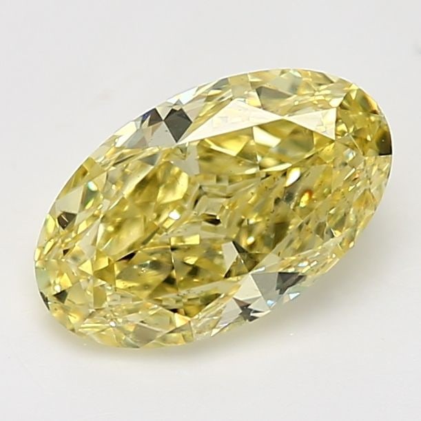 Loose Diamond - OVAL 2.12ct Fancy Intense Yellow SI1: Loose Diamond - OVAL 2.12ct Fancy Intense Yellow SI1 Source: Natural Shape: OVAL Carats: 2.12 Color: Fancy Intense Yellow Certification: GIA Video: