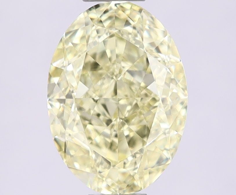 Loose Diamond - OVAL 2.03ct Fancy Light Yellow VVS1: Loose Diamond - OVAL 2.03ct Fancy Light Yellow VVS1 Source: Natural Shape: OVAL Carats: 2.03 Color: Fancy Light Yellow Certification: GIA The Diamond Depot Guarantee: All items in this auction are gua