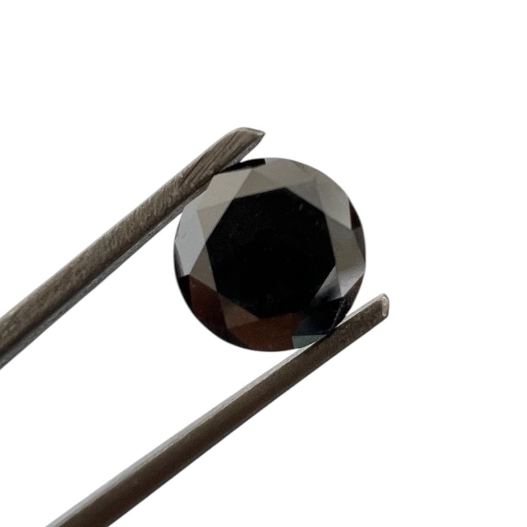 Loose Diamond - ROUND 1.27ct Fancy Black: Loose Diamond - ROUND 1.27ct Fancy Black Source: Natural Shape: ROUND Carats: 1.27 Color: Fancy Black Certification: GIA The Diamond Depot Guarantee: All items in this auction are guaranteed to be 100