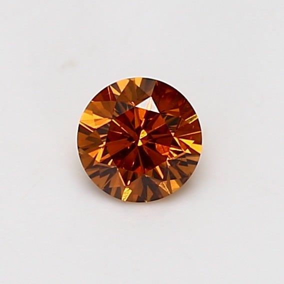 Loose Diamond - ROUND 0.45ct Fancy Deep Yellowish Orange I1: Loose Diamond - ROUND 0.45ct Fancy Deep Yellowish Orange I1 Source: Natural Shape: ROUND Carats: 0.45 Color: Fancy Deep Yellowish Orange Certification: GIA Video: