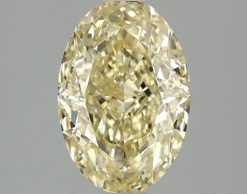 Loose Diamond - OVAL 2.01ct Fancy Intense Yellow SI1: Loose Diamond - OVAL 2.01ct Fancy Intense Yellow SI1 Source: This is a real non-mined Diamond that has been grown in a lab Shape: OVAL Carats: 2.01 Color: Fancy Intense Yellow Certification: IGI Video