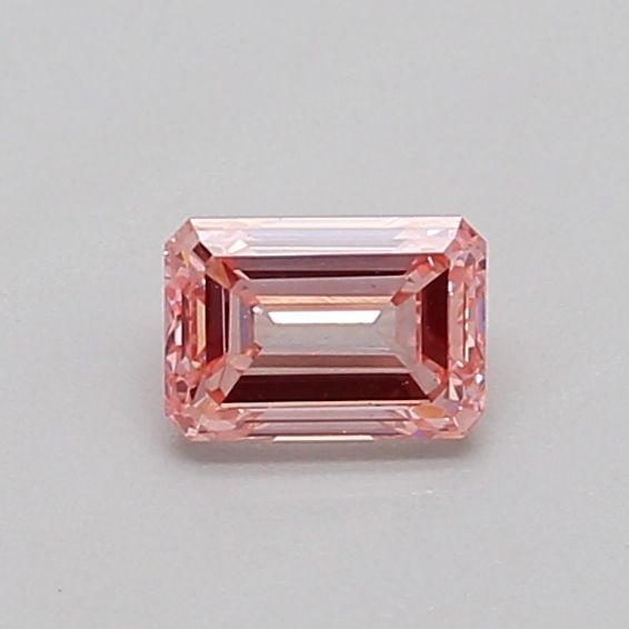 Loose Diamond - EMERALD 0.38ct Fancy Intense Pink VS1: Loose Diamond - EMERALD 0.38ct Fancy Intense Pink VS1 Source: This is a real non-mined Diamond that has been grown in a lab Shape: EMERALD Carats: 0.38 Color: Fancy Intense Pink Certification: IGI Vid