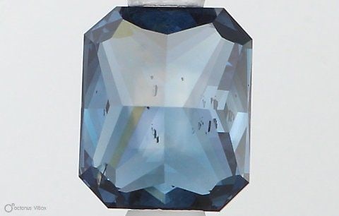 Loose Diamond - RADIANT 0.71ct Fancy Deep Blue SI1 (1 of 1)
