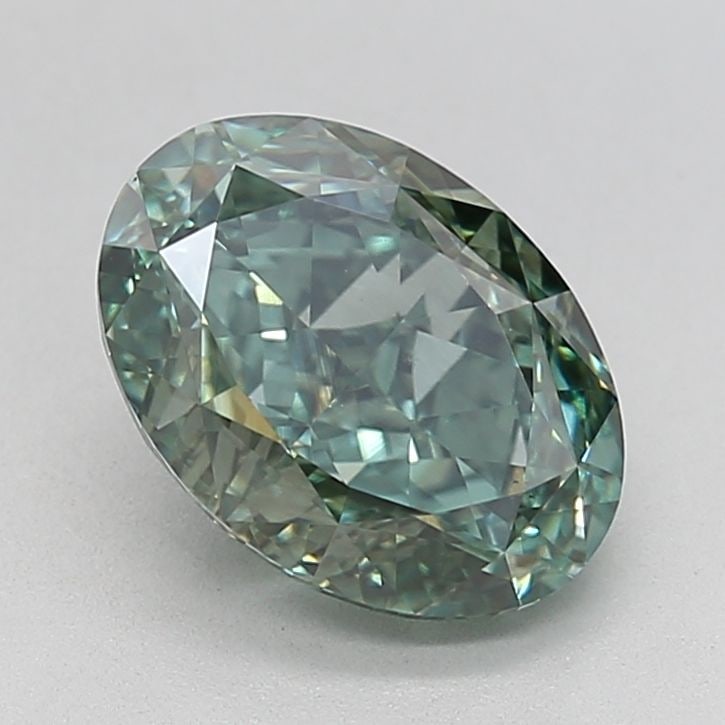 Loose Diamond - OVAL 3.02ct Fancy Vivid Green VS1 (1 of 1)