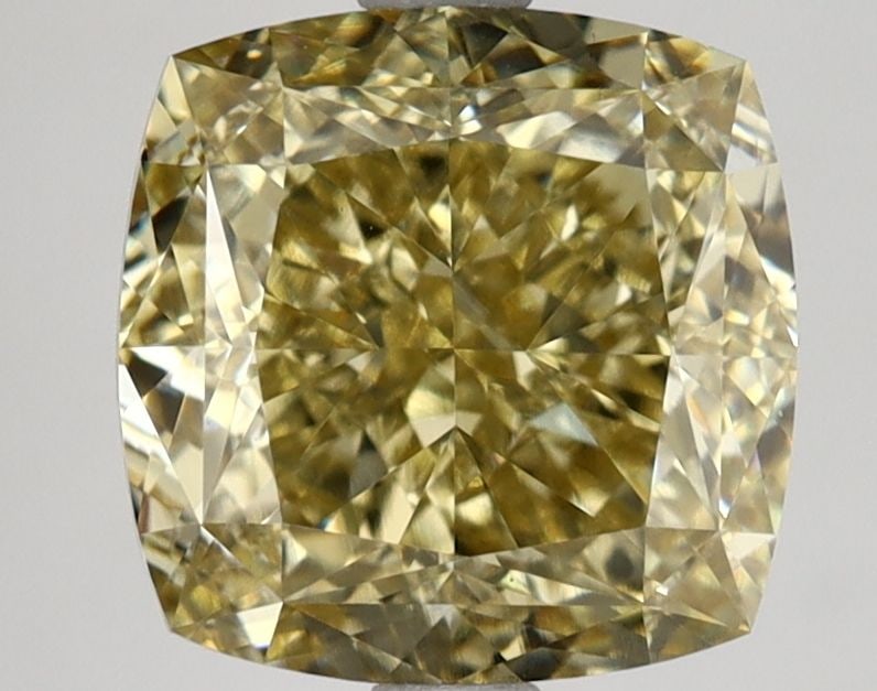 Loose Diamond - CUSHION MODIFIED 3.93ct Fancy Intense Yellow VS1: Loose Diamond - CUSHION MODIFIED 3.93ct Fancy Intense Yellow VS1 Source: This is a real non-mined Diamond that has been grown in a lab Shape: CUSHION MODIFIED Carats: 3.93 Color: Fancy Intense Yellow