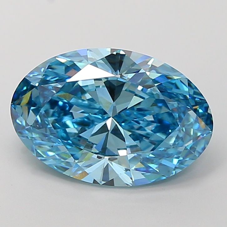 Loose Diamond - OVAL 5.01ct Fancy Vivid Blue VS1: Loose Diamond - OVAL 5.01ct Fancy Vivid Blue VS1 Source: This is a real non-mined Diamond that has been grown in a lab Shape: OVAL Carats: 5.01 Color: Fancy Vivid Blue Certification: IGI Video: