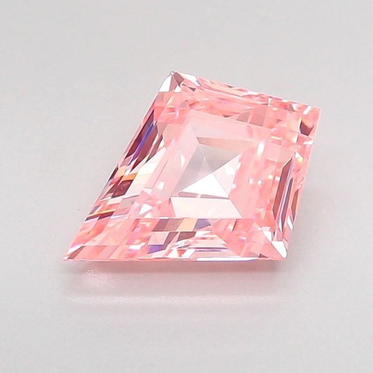 Loose Diamond - KITE 1.31ct Fancy Vivid Pink VS1: Loose Diamond - KITE 1.31ct Fancy Vivid Pink VS1 Source: This is a real non-mined Diamond that has been grown in a lab Shape: KITE Carats: 1.31 Color: Fancy Vivid Pink Certification: IGI Video: