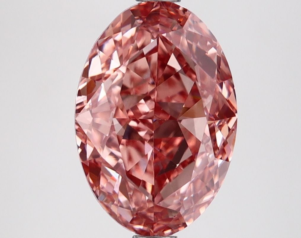 Loose Diamond - OVAL 3.26ct Fancy Intense Brownish Pink VS1: Loose Diamond - OVAL 3.26ct Fancy Intense Brownish Pink VS1 Source: This is a real non-mined Diamond that has been grown in a lab Shape: OVAL Carats: 3.26 Color: Fancy Intense Brownish Pink
