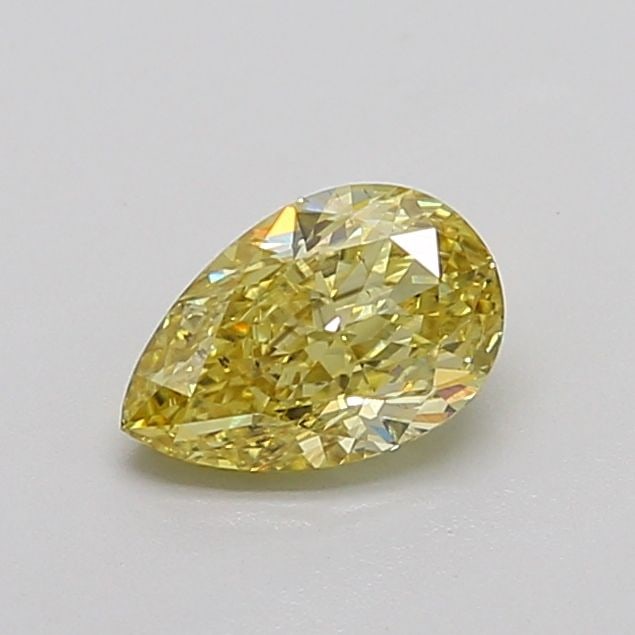 Loose Diamond - PEAR 1.0ct Fancy Intense Yellow SI1: Loose Diamond - PEAR 1.0ct Fancy Intense Yellow SI1 Source: This is a real non-mined Diamond that has been grown in a lab Shape: PEAR Carats: 1.0 Color: Fancy Intense Yellow Certification: IGI