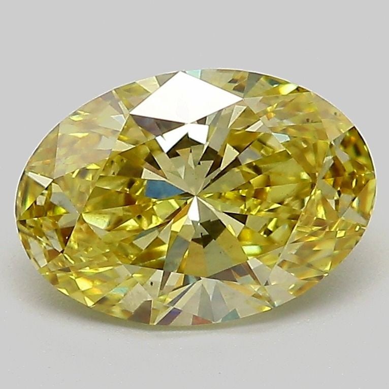 Loose Diamond - OVAL 2.01ct Fancy Intense Yellow VS1: Loose Diamond - OVAL 2.01ct Fancy Intense Yellow VS1 Source: This is a real non-mined Diamond that has been grown in a lab Shape: OVAL Carats: 2.01 Color: Fancy Intense Yellow Certification: IGI Video