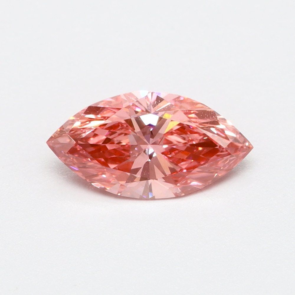 Loose Diamond - MARQUISE 0.33ct Fancy Vivid Pink VS2: Loose Diamond - MARQUISE 0.33ct Fancy Vivid Pink VS2 Source: This is a real non-mined Diamond that has been grown in a lab Shape: MARQUISE Carats: 0.33 Color: Fancy Vivid Pink Certification: NONE Vide