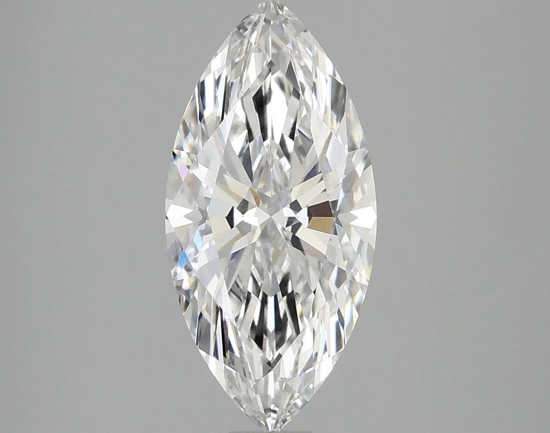 Loose Diamond - MARQUISE 2.05ct E VVS2: Loose Diamond - MARQUISE 2.05ct E VVS2 Source: This is a real non-mined Diamond that has been grown in a lab Shape: MARQUISE Carats: 2.05 Color: E Clarity: VVS2 Certification: IGI Video: