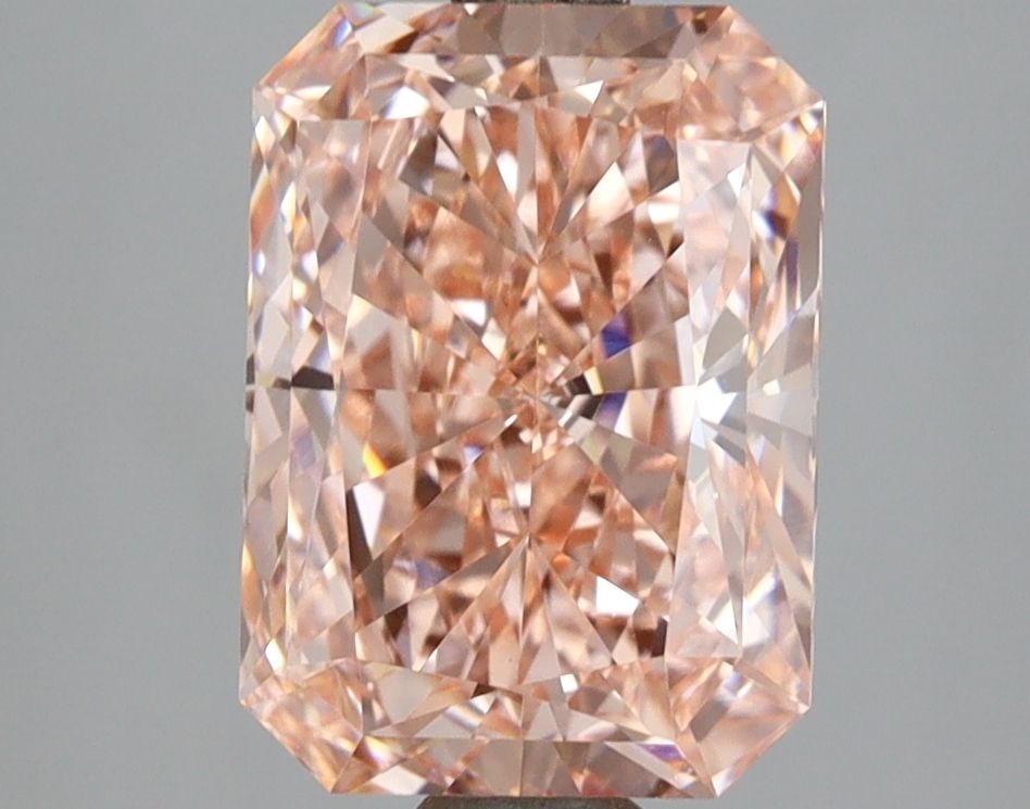 Loose Diamond - RADIANT 3.0ct Fancy Vivid Pink VVS2: Loose Diamond - RADIANT 3.0ct Fancy Vivid Pink VVS2 Source: This is a real non-mined Diamond that has been grown in a lab Shape: RADIANT Carats: 3.0 Color: Fancy Vivid Pink Certification: IGI Video: