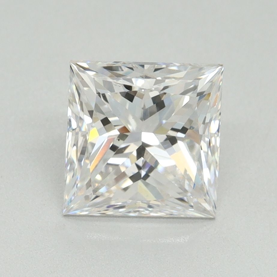 Loose Diamond - PRINCESS 2.07ct F VS2: Loose Diamond - PRINCESS 2.07ct F VS2 Source: This is a real non-mined Diamond that has been grown in a lab Shape: PRINCESS Carats: 2.07 Color: F Clarity: VS2 Certification: NONE Video: