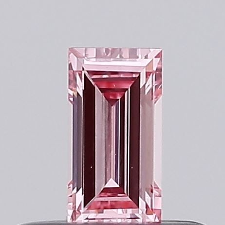 Loose Diamond - BAGUETTE 0.23ct Fancy Intense Pink VS1: Loose Diamond - BAGUETTE 0.23ct Fancy Intense Pink VS1 Source: This is a real non-mined Diamond that has been grown in a lab Shape: BAGUETTE Carats: 0.23 Color: Fancy Intense Pink Certification: NONE