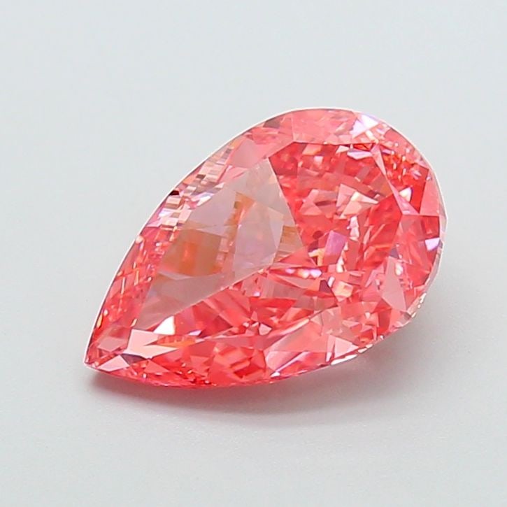 Loose Diamond - PEAR 4.03ct Fancy Vivid Pink VVS2 (1 of 1)