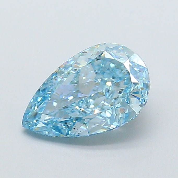 Loose Diamond - PEAR 3.04ct Fancy Vivid Blue VS2: Loose Diamond - PEAR 3.04ct Fancy Vivid Blue VS2 Source: This is a real non-mined Diamond that has been grown in a lab Shape: PEAR Carats: 3.04 Color: Fancy Vivid Blue Certification: IGI Video: