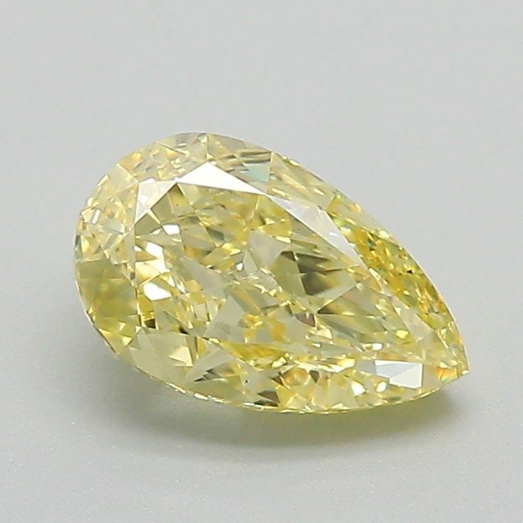 Loose Diamond - PEAR 1.13ct Fancy Intense Yellow VS1: Loose Diamond - PEAR 1.13ct Fancy Intense Yellow VS1 Source: This is a real non-mined Diamond that has been grown in a lab Shape: PEAR Carats: 1.13 Color: Fancy Intense Yellow Certification: IGI Video