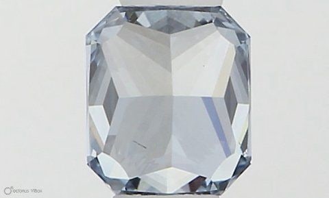 Loose Diamond - RADIANT 0.31ct Fancy Vivid Blue SI1 (1 of 1)