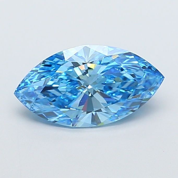 Loose Diamond - MARQUISE 3.0ct Fancy Vivid Blue VVS2: Loose Diamond - MARQUISE 3.0ct Fancy Vivid Blue VVS2 Source: This is a real non-mined Diamond that has been grown in a lab Shape: MARQUISE Carats: 3.0 Color: Fancy Vivid Blue Certification: IGI Video: