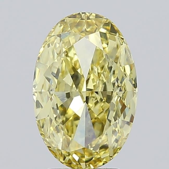 Loose Diamond - OVAL 3.69ct Fancy Intense Yellow VS1: Loose Diamond - OVAL 3.69ct Fancy Intense Yellow VS1 Source: This is a real non-mined Diamond that has been grown in a lab Shape: OVAL Carats: 3.69 Color: Fancy Intense Yellow Certification: IGI Video