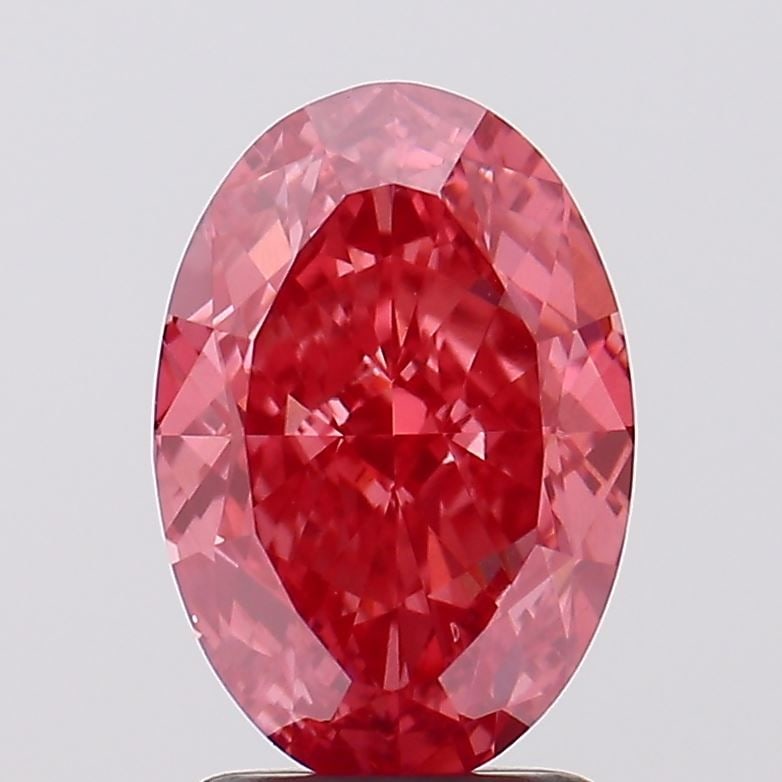 Loose Diamond - OVAL 2.6ct Fancy Vivid Pink VS1: Loose Diamond - OVAL 2.6ct Fancy Vivid Pink VS1 Source: This is a real non-mined Diamond that has been grown in a lab Shape: OVAL Carats: 2.6 Color: Fancy Vivid Pink Certification: IGI Video:
