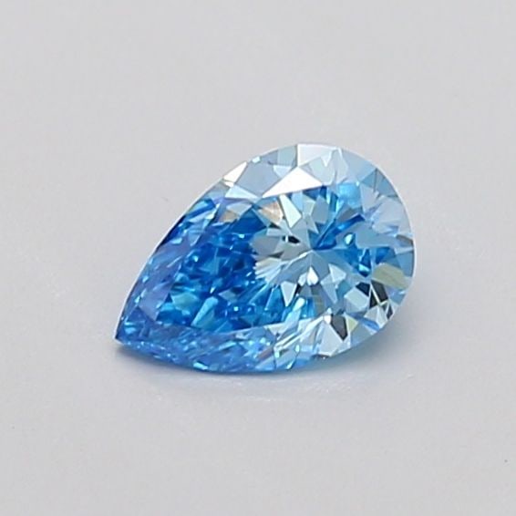Loose Diamond - PEAR 0.3ct Fancy Vivid Blue VVS2: Loose Diamond - PEAR 0.3ct Fancy Vivid Blue VVS2 Source: This is a real non-mined Diamond that has been grown in a lab Shape: PEAR Carats: 0.3 Color: Fancy Vivid Blue Certification: IGI Video: