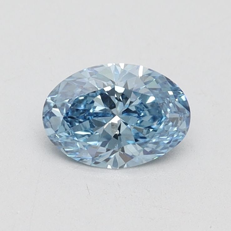 Loose Diamond - OVAL 0.5ct Fancy Vivid Blue VS1: Loose Diamond - OVAL 0.5ct Fancy Vivid Blue VS1 Source: This is a real non-mined Diamond that has been grown in a lab Shape: OVAL Carats: 0.5 Color: Fancy Vivid Blue Certification: IGI Video:
