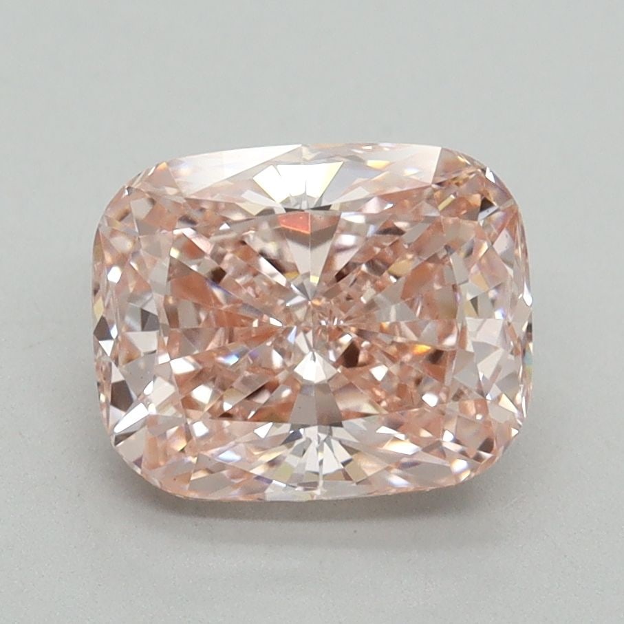 Loose Diamond - CUSHION BRILLIANT 2.15ct Fancy Intense Pink VS1: Loose Diamond - CUSHION BRILLIANT 2.15ct Fancy Intense Pink VS1 Source: This is a real non-mined Diamond that has been grown in a lab Shape: CUSHION BRILLIANT Carats: 2.15 Color: Fancy Intense Pink