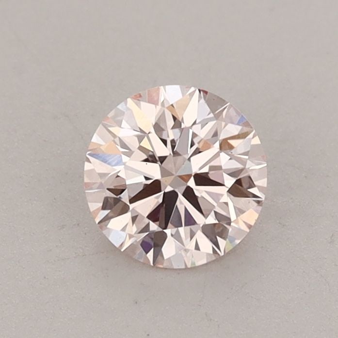 Ideal Loose Diamond - ROUND 0.55ct Fancy Pink VS2: Ideal Loose Diamond - ROUND 0.55ct Fancy Pink VS2 Source: This is a real non-mined Diamond that has been grown in a lab Shape: ROUND Carats: 0.55 Color: Fancy Pink Certification: IGI Video: