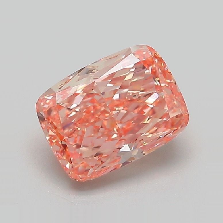 Loose Diamond - CUSHION MODIFIED 1.95ct Fancy Vivid Pink Orange VS1: Loose Diamond - CUSHION MODIFIED 1.95ct Fancy Vivid Pink Orange VS1 Source: This is a real non-mined Diamond that has been grown in a lab Shape: CUSHION MODIFIED Carats: 1.95 Color: Fancy Vivid Pink O