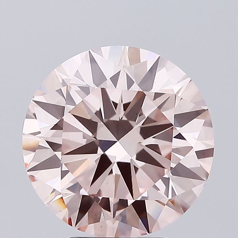 Loose Diamond - ROUND 5.0ct Fancy Intense Brownish Pink VS1: Loose Diamond - ROUND 5.0ct Fancy Intense Brownish Pink VS1 Source: This is a real non-mined Diamond that has been grown in a lab Shape: ROUND Carats: 5.0 Color: Fancy Intense Brownish Pink Certificat