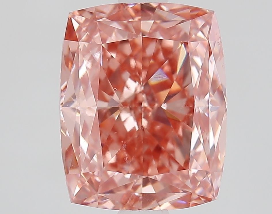 Loose Diamond - CUSHION MODIFIED 2.87ct Fancy Vivid Pink VVS2: Loose Diamond - CUSHION MODIFIED 2.87ct Fancy Vivid Pink VVS2 Source: This is a real non-mined Diamond that has been grown in a lab Shape: CUSHION MODIFIED Carats: 2.87 Color: Fancy Vivid Pink Certifi