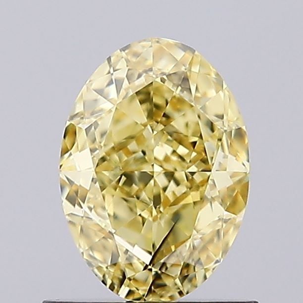 Loose Diamond - OVAL 1.07ct Fancy Intense Yellow SI1: Loose Diamond - OVAL 1.07ct Fancy Intense Yellow SI1 Source: This is a real non-mined Diamond that has been grown in a lab Shape: OVAL Carats: 1.07 Color: Fancy Intense Yellow Certification: IGI Video