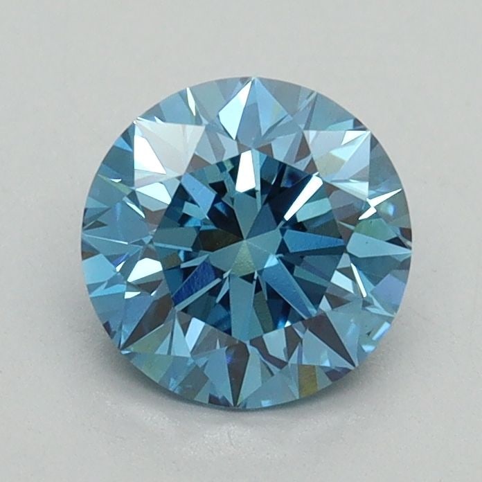 Loose Diamond - ROUND 1.03ct Fancy Vivid Blue VS1: Loose Diamond - ROUND 1.03ct Fancy Vivid Blue VS1 Source: This is a real non-mined Diamond that has been grown in a lab Shape: ROUND Carats: 1.03 Color: Fancy Vivid Blue Certification: IGI Video: