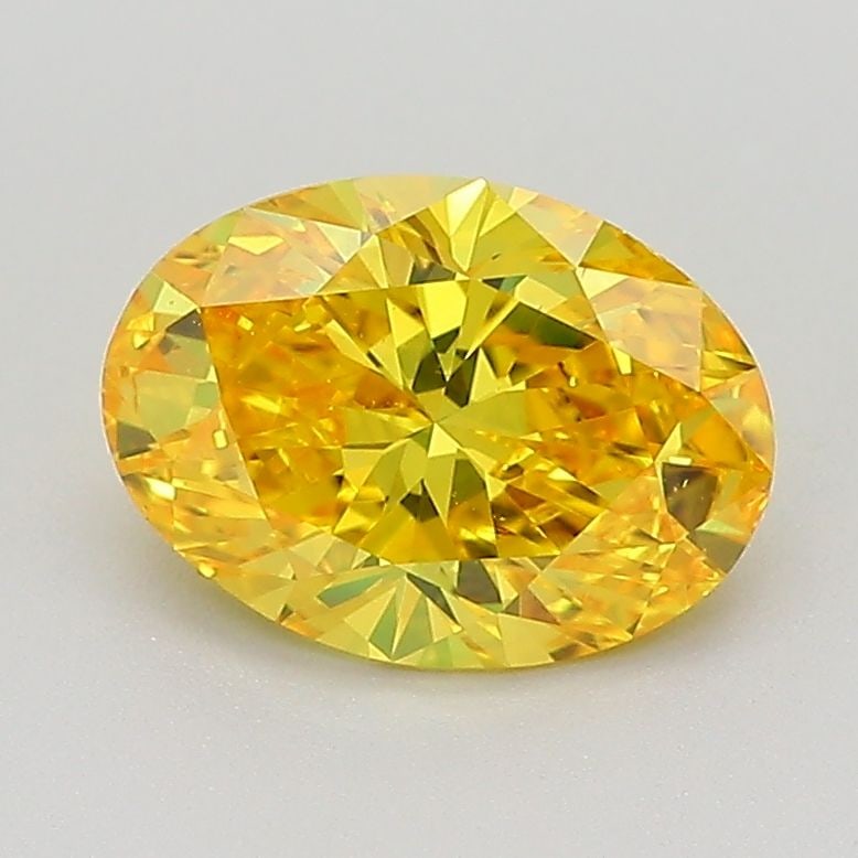 Loose Diamond - OVAL 1.29ct Orangey VS2: Loose Diamond - OVAL 1.29ct Orangey VS2 Source: This is a real non-mined Diamond that has been grown in a lab Shape: OVAL Carats: 1.29 Color: Orangey Certification: IGI Video: