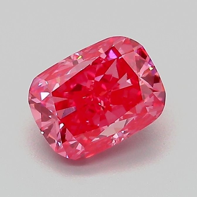 Loose Diamond - CUSHION MODIFIED 1.05ct Fancy Vivid Pink VS1: Loose Diamond - CUSHION MODIFIED 1.05ct Fancy Vivid Pink VS1 Source: This is a real non-mined Diamond that has been grown in a lab Shape: CUSHION MODIFIED Carats: 1.05 Color: Fancy Vivid Pink Certific