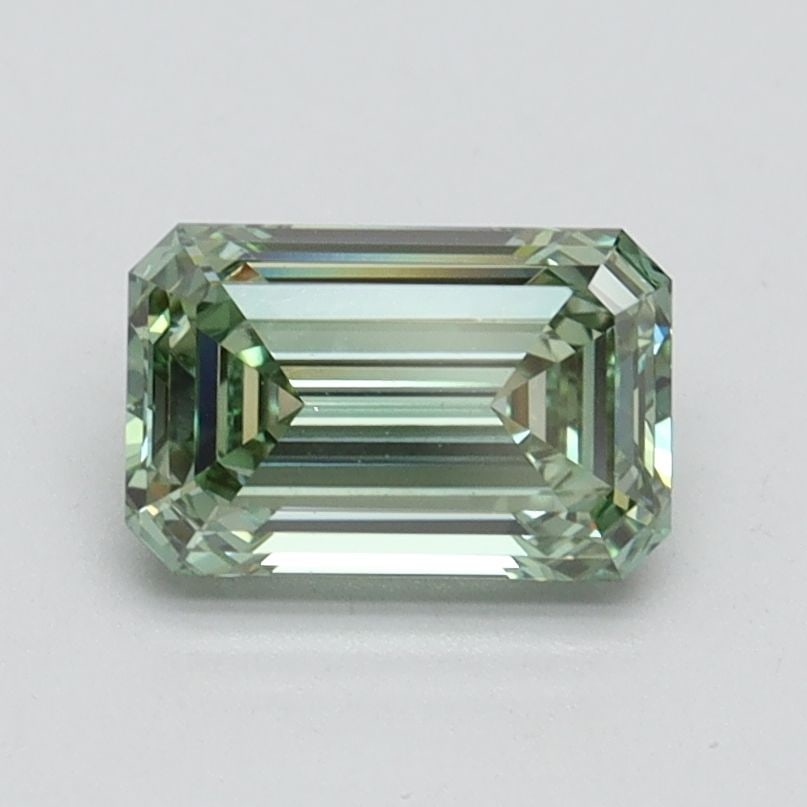 Loose Diamond - EMERALD 1.12ct Fancy Intense Green VS1: Loose Diamond - EMERALD 1.12ct Fancy Intense Green VS1 Source: This is a real non-mined Diamond that has been grown in a lab Shape: EMERALD Carats: 1.12 Color: Fancy Intense Green Certification: IGI V