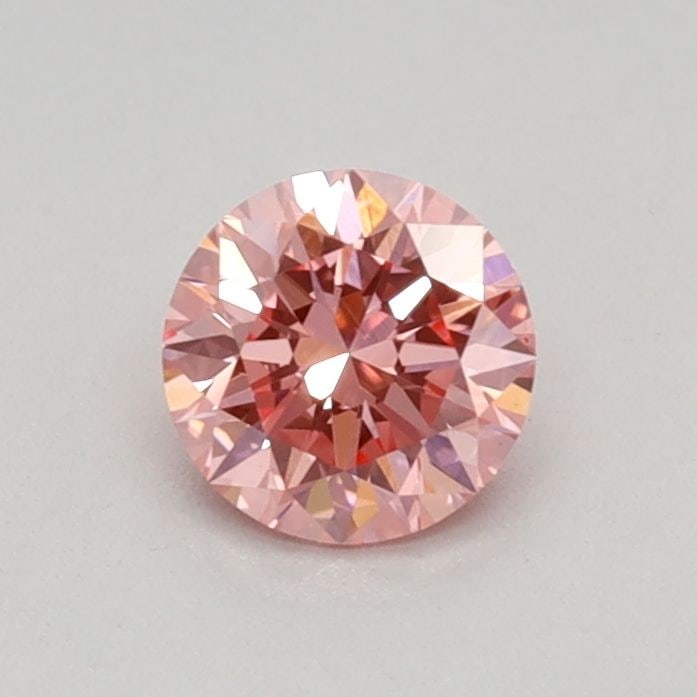 Loose Diamond - ROUND 0.35ct Fancy Vivid Pink VS1: Loose Diamond - ROUND 0.35ct Fancy Vivid Pink VS1 Source: This is a real non-mined Diamond that has been grown in a lab Shape: ROUND Carats: 0.35 Color: Fancy Vivid Pink Certification: IGI Video:
