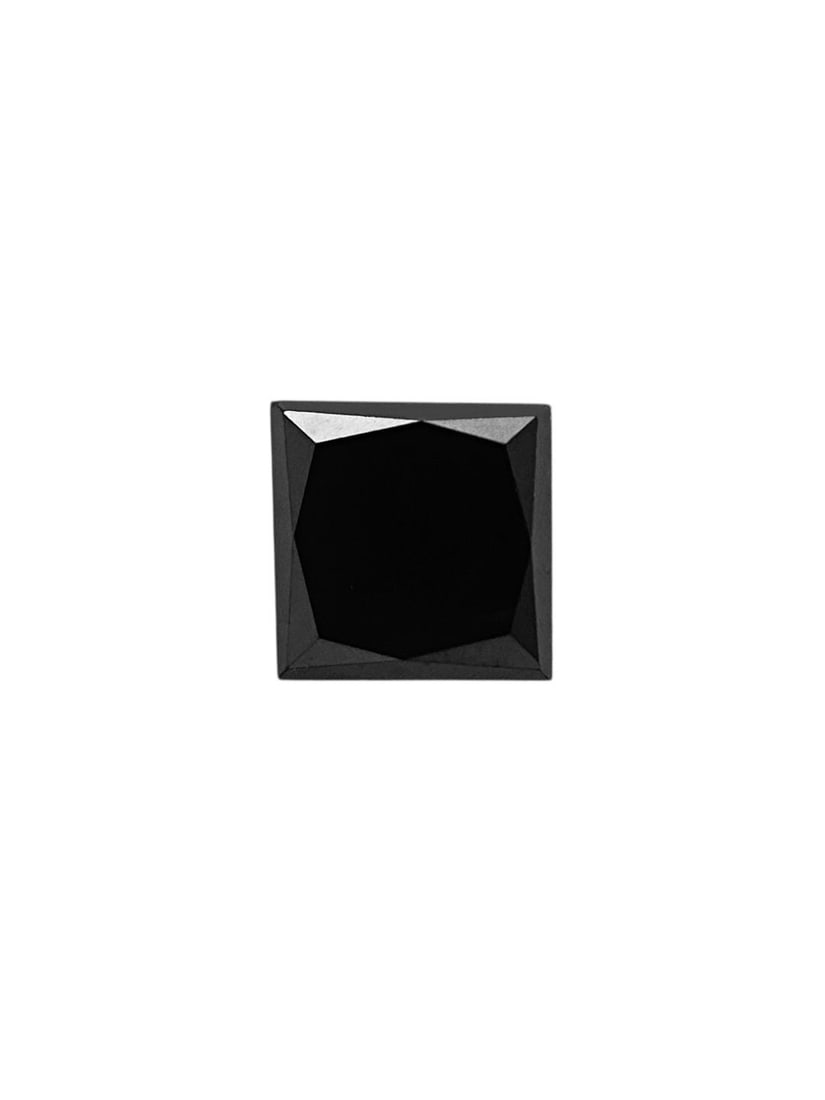 Loose Diamond - PRINCESS 0.31ct Fancy Black VVS2: Loose Diamond - PRINCESS 0.31ct Fancy Black VVS2 Source: Natural Shape: PRINCESS Carats: 0.31 Color: Fancy Black Certification: NONE The Diamond Depot Guarantee: All items in this auction are guarante