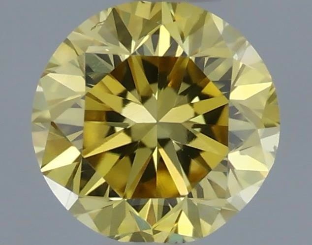 Loose Diamond - ROUND 0.2ct Fancy Intense Yellow VS2: Loose Diamond - ROUND 0.2ct Fancy Intense Yellow VS2 Source: Natural Shape: ROUND Carats: 0.2 Color: Fancy Intense Yellow Certification: GIA Video: