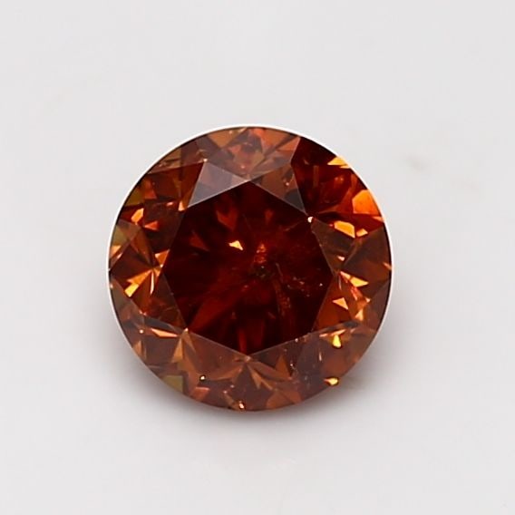 Loose Diamond - ROUND 1.0ct Fancy Deep Orange I3: Loose Diamond - ROUND 1.0ct Fancy Deep Orange I3 Source: Natural Shape: ROUND Carats: 1.0 Color: Fancy Deep Orange Certification: GIA Video: