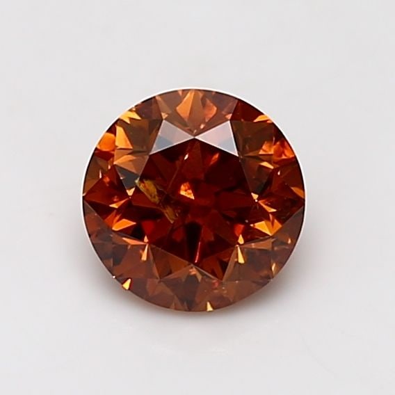 Loose Diamond - ROUND 1.04ct Fancy Deep Brownish Yellowish Orange I2 (1 of 1)