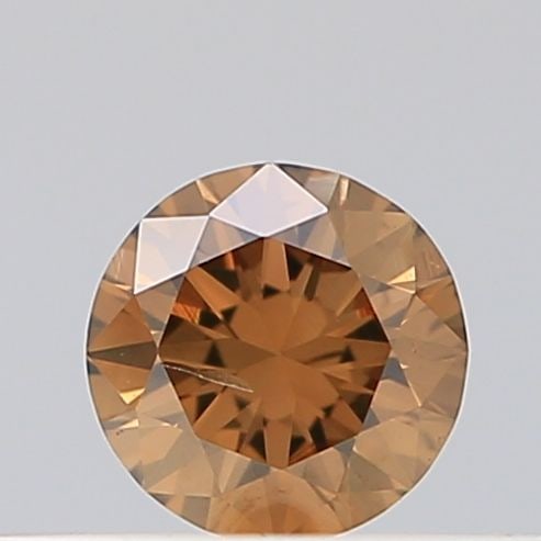 Loose Diamond - ROUND 0.19ct Fancy Brown SI1: Loose Diamond - ROUND 0.19ct Fancy Brown SI1 Source: Natural Shape: ROUND Carats: 0.19 Color: Fancy Brown Certification: NONE Video: