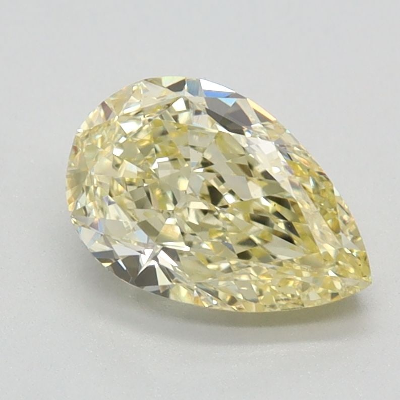 Loose Diamond - PEAR 1.22ct Fancy Yellow VS1: Loose Diamond - PEAR 1.22ct Fancy Yellow VS1 Source: This is a real non-mined Diamond that has been grown in a lab Shape: PEAR Carats: 1.22 Color: Fancy Yellow Certification: IGI Video: