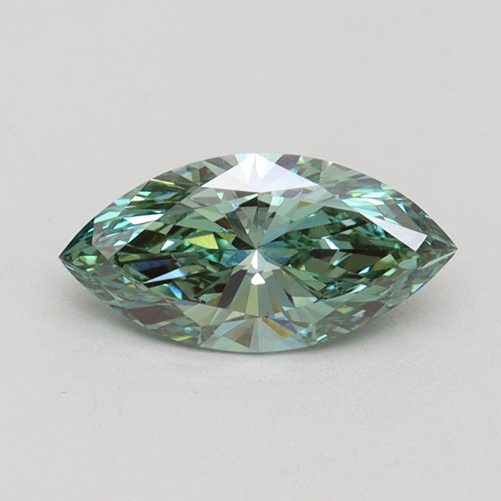 Loose Diamond - MARQUISE 1.01ct Fancy Vivid Green VS1: Loose Diamond - MARQUISE 1.01ct Fancy Vivid Green VS1 Source: This is a real non-mined Diamond that has been grown in a lab Shape: MARQUISE Carats: 1.01 Color: Fancy Vivid Green Certification: IGI Vid