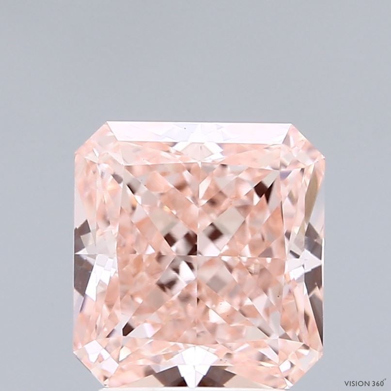 Loose Diamond - RADIANT 3.03ct Fancy Vivid Pink VS1: Loose Diamond - RADIANT 3.03ct Fancy Vivid Pink VS1 Source: This is a real non-mined Diamond that has been grown in a lab Shape: RADIANT Carats: 3.03 Color: Fancy Vivid Pink Certification: IGI Video: